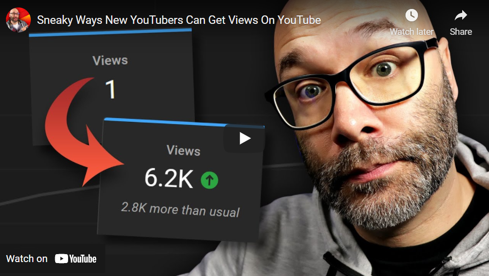Sneaky Ways New YouTubers Can Get Views On YouTube